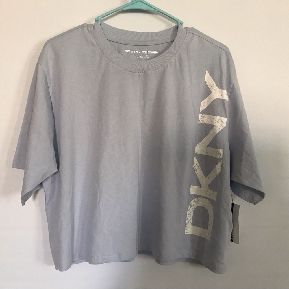 DKNY Women Light Blue Cotton Shirt